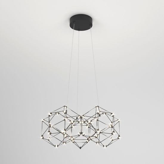 90169/5 / подвесной светильник / черный жемчуг