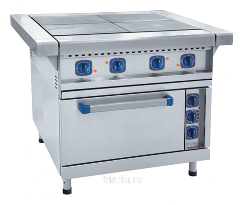 Плита электрическая четырехконфорочная с жарочным шкафом Abat ЭП-4ЖШ-01