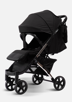 Peppy Коляска прогулочная Polo 2.0 (silver black) хром рама, сумка