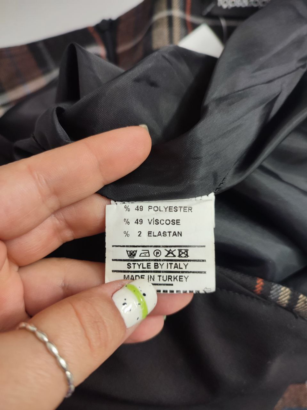 Юбка Tops&Tops в клетку 42 размер