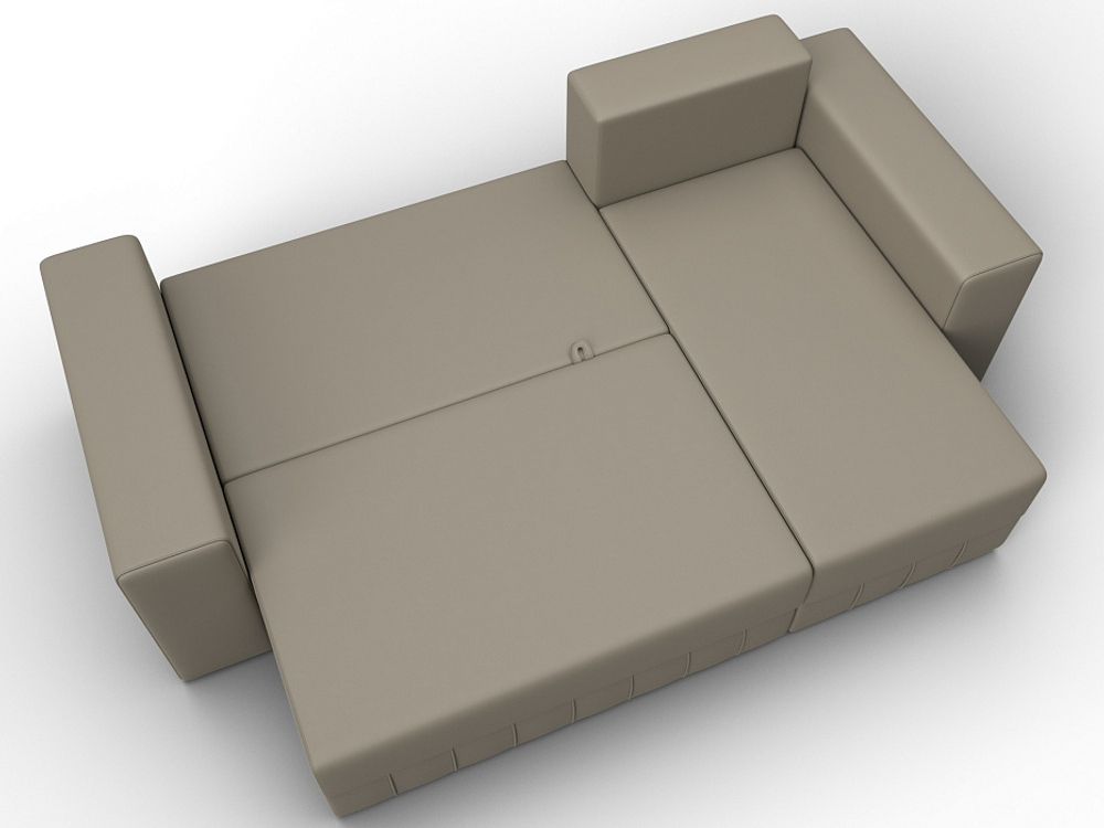 Диван угловой Лига-076 угол универсальный ЭКОКОЖА GRIFON 04 бежевый