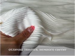 Трикотаж ВОЛНА молоко