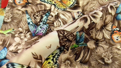 Микровелюр Xpoint 0079.03 Бабочки