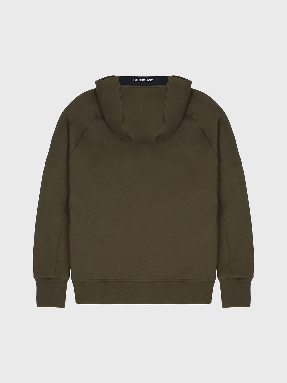 Худи на молнии C.P. Company Diagonal Raised Fleece Ivy Green