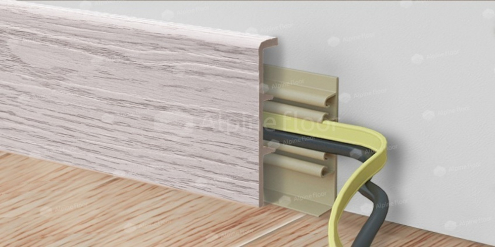 Плинтус Alpine Floor Rico Concept 80 RC 80201 Ясень Норд