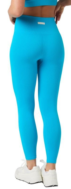 Leginsy Björn Borg Studio Seamless Ribbed - небесный