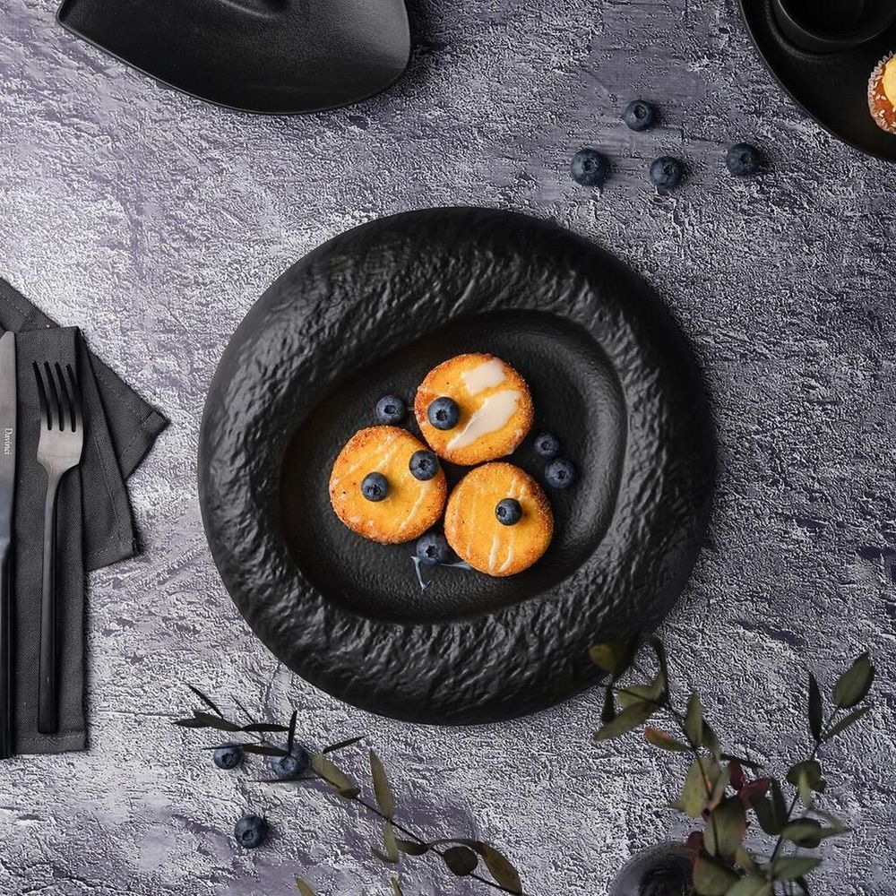 Блюдо круглое d 26,5 см h3,3 см Black Raw Stellar P.L. Proff Cuisine [1]