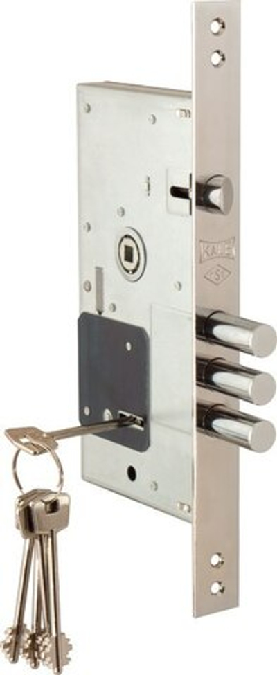 Замок KALE 252/RL никель 4ключа ТЕХ.КОМПЛЕКТАЦИЯ