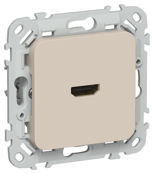FLITE Розетка HDMI РШДМА-ФлЛ льняной IEK