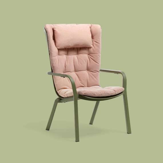 Подушка-подголовник для кресла Folio розовая