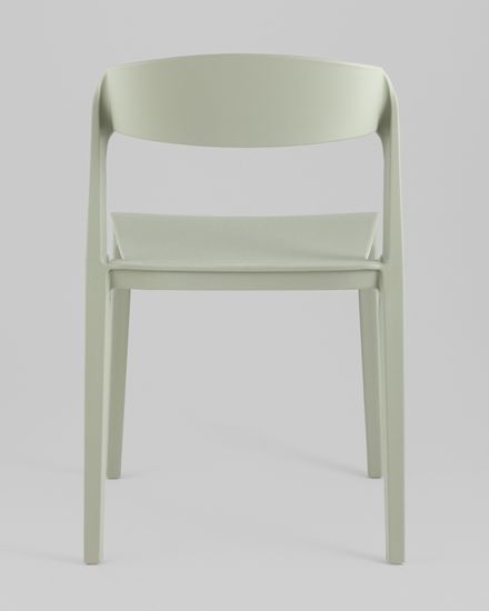 Стул Moris пластик серо-зеленый