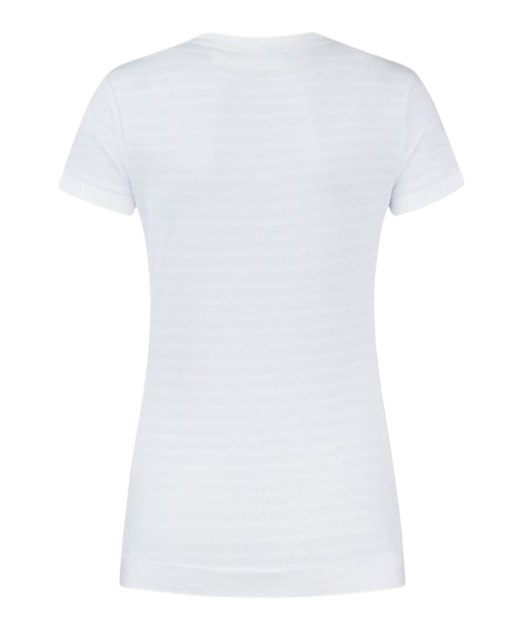 Женская теннисная футболка K-Swiss Tac Hypercourt V-Neck Top - White