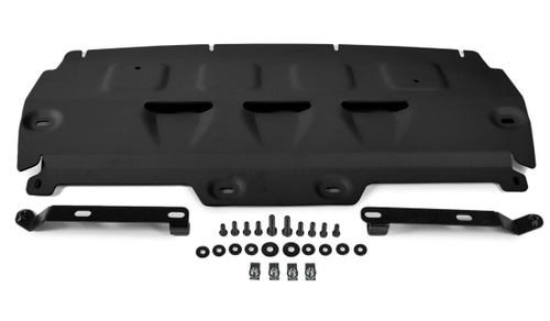 Защита радиатора Rival (черная) для Rolls-Royce Cullinan (V - 6.7) 2018-н.в., штампованная, алюминий 4 мм, с крепежом, 333.2503.1