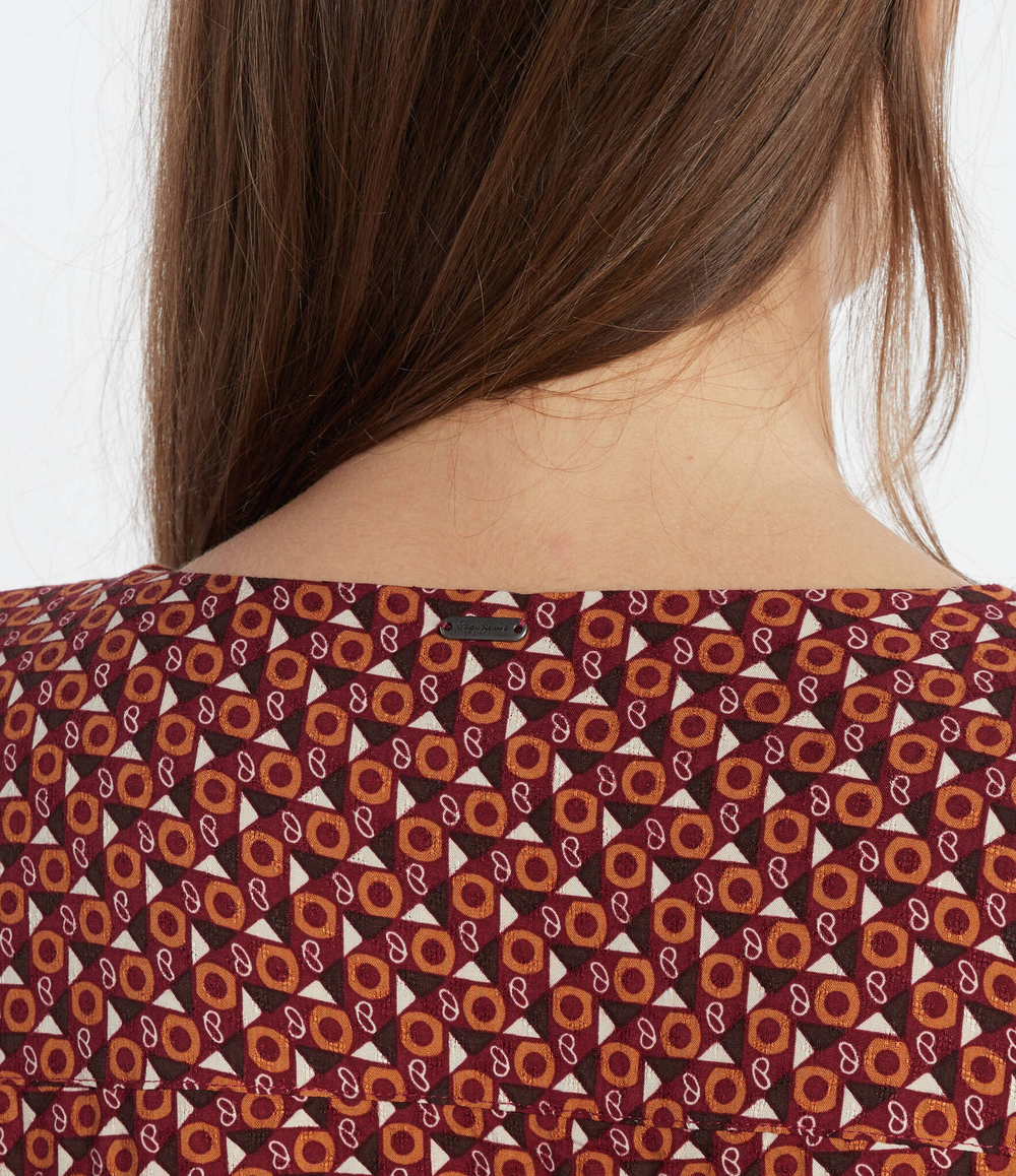 Платье Kari Multi Pepe Jeans London - бордовый(PL953419)