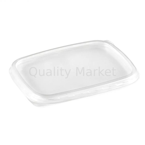 Крышка для контейнера 108*82 мм, прозрачная, ПП Упакс-Юнити (20уп/1000шт)