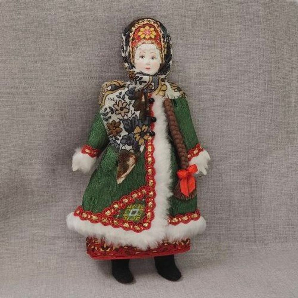 Кукла в русском народном костюме Зимушка