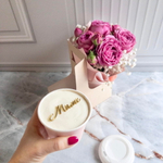 Букет и торт в стакане Маме