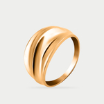 Кольцо женское из розового золота 585 пробы без вставок (арт. 08-106365)