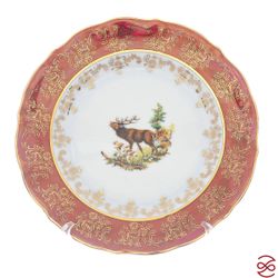 Набор тарелок Repast Охота красная Мария-тереза (18 шт)