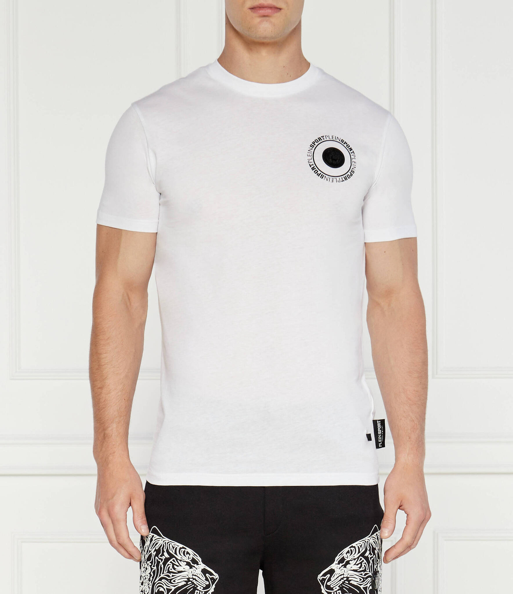 Футболка Carbon Tiger Plein Sport - белый(MTK7542 STE003N)