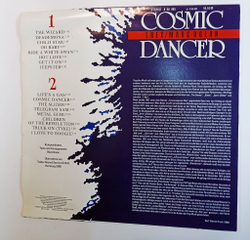 Винтажная виниловая пластинка LP T. Rex Marc Bolan Cosmic Dancer (GDR 1990)