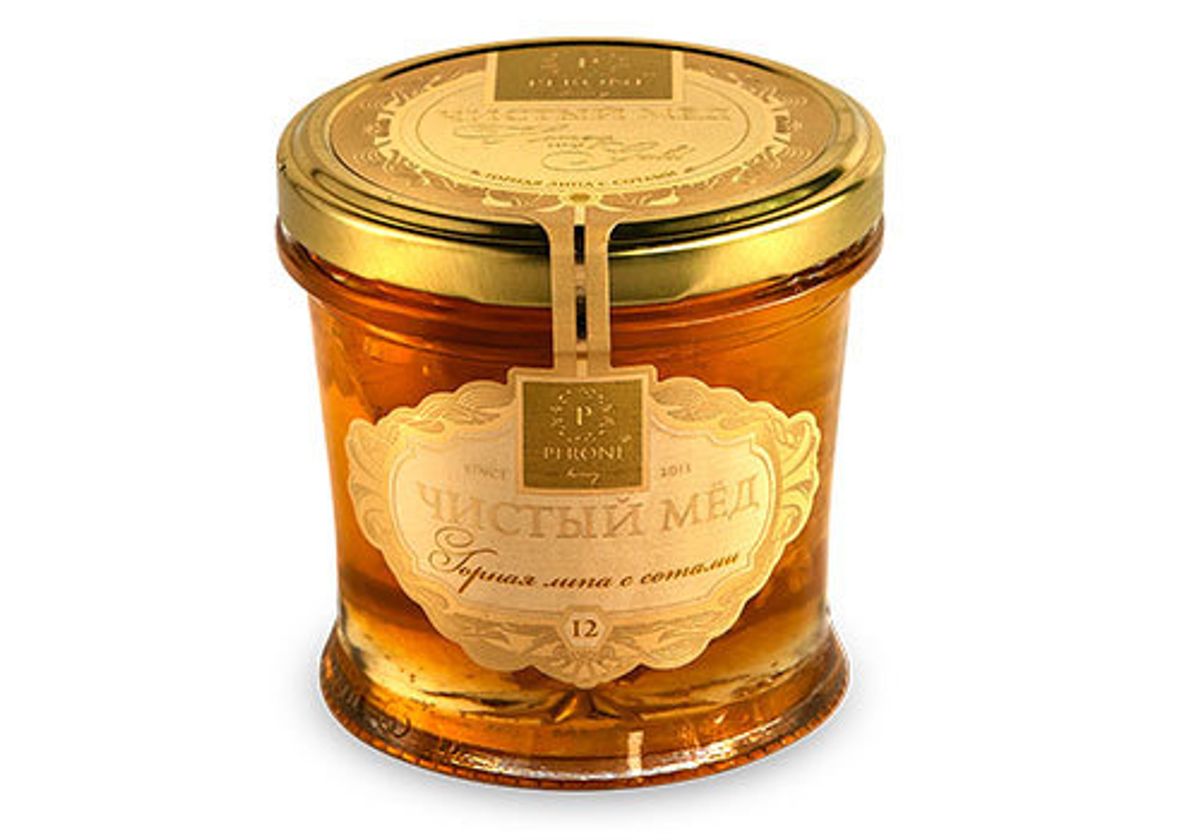 Мёд с сотами горная липа "Peroni Honey", 290г