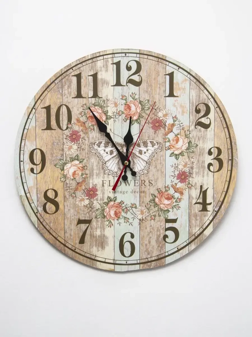 Часы настенные в винтажной раме "Прованс"