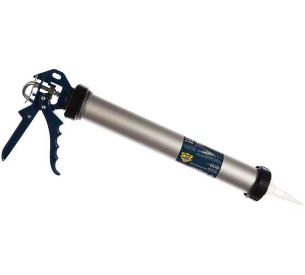 ПИСТОЛЕТ ДЛЯ ГЕРМЕТИКА ЗУБР 600МЛ ЗАКРЫТЫЙ АЛЮМ КОРПУС 06633-60