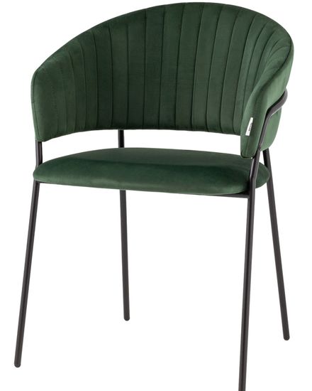 Стул Baro велюр зелёный