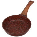 Сковорода алюминий, 20 см, антиприг, Гурман, Granit Red, красн, ГМ2001 ГР, с дерев ручк