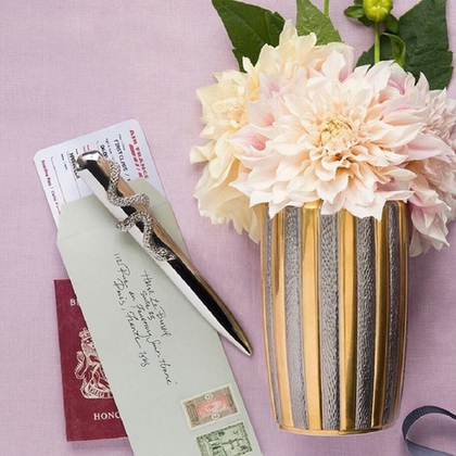 Нож для писем Питон платина, 19 см L'objet