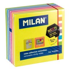 Pad 400 Fluo coloured adhesive notes 76 x 76 mm (yellow, multicolour)