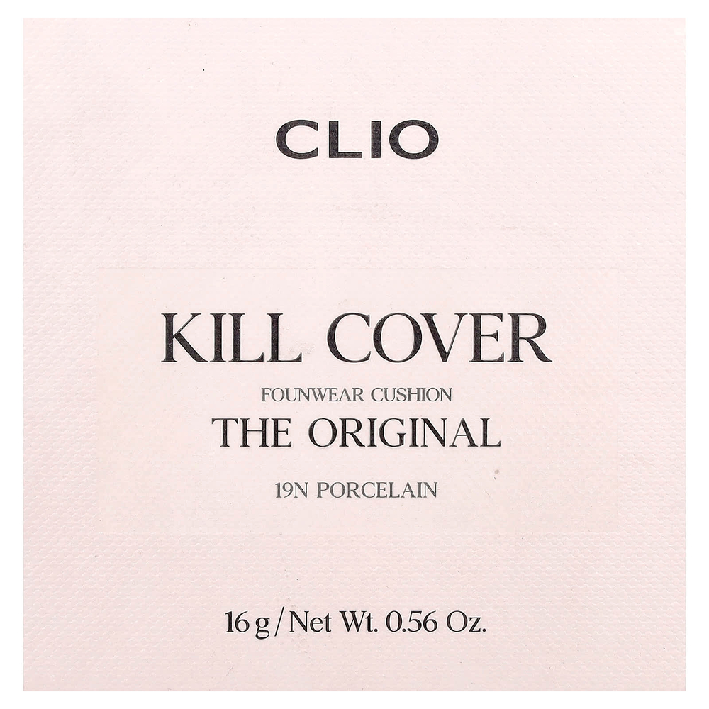 Clio, Death Cover FounWear Cushion, кушон, 19N фарфоровый, 16 г (0,56 унции)