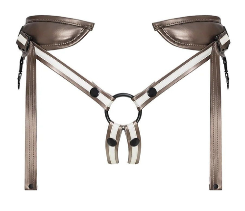 Пояс для насадок Strap-on-me Desirous Harness, бронзовый