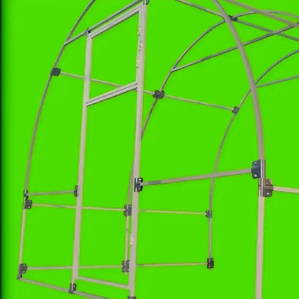 Крепеж для теплицы краб-система Т-образный для труб 40х40мм, подойдет и для 40х20мм, подходит для стеллажа и теплиц, 4 пары- толщина металла 1.5мм