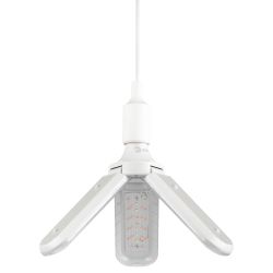 Фитолампа для растений светодиодная ЭРА GREEN LINE ФИТО-30W-PL-E27-GR 3-х лепестковая красно-синего спектра 30 Вт Е27 | Фитолампы Е27