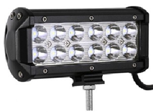 Фара светодиодная дополнительная 12 LED 36W (Балка) 10-30V 167*80*65 дальний (Nord Yada)