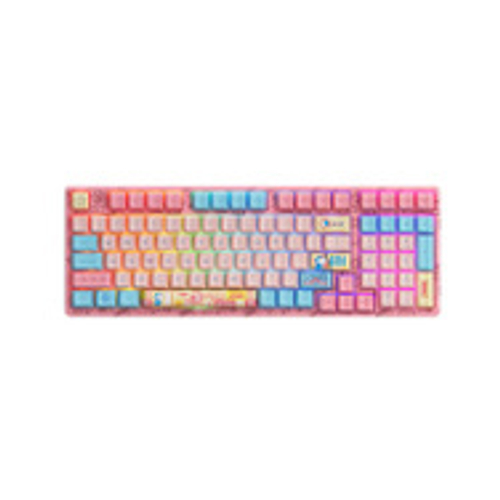 AKKO 3098B Doraemon Macaron  3 Modes RGB Hot Swap  Akko CS Jelly Pink Switch,Cherry profile keycap