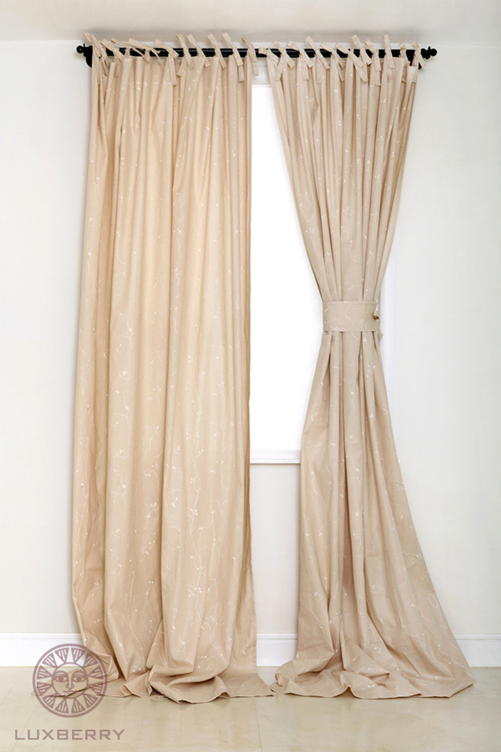 Штора на завязках с подхватом Sweet от Bovi