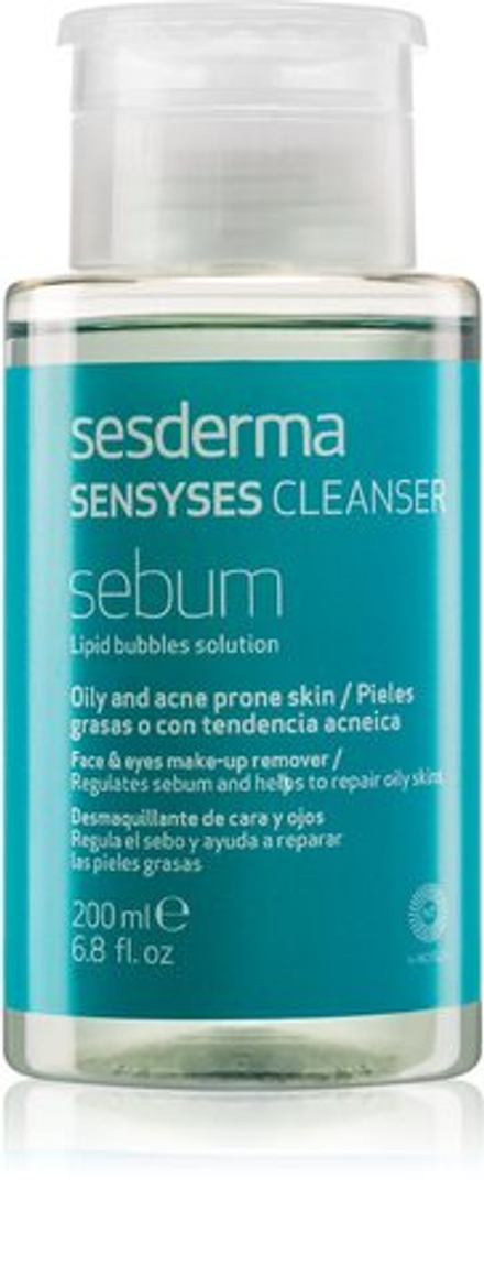 Sesderma Sensyses Cleanser Sebum - средство для снятия макияжа для жирной кожи /   200  ml  / GTIN 8429979414571
