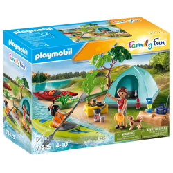 Игровой набор Playmobil 71425 Кемпинг в палатке Family Fun 71425 54 детали — фото 1