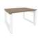 Onix Direct Стол журнальный на О-образном м/к O.MO-SJ-1 Дуб Аризона/Металл Белый 780*600*450