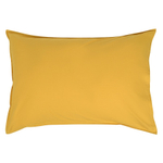 Набор из двух наволочек горчичного цвета из органического стираного хлопка из коллекции essential, 50х70 см