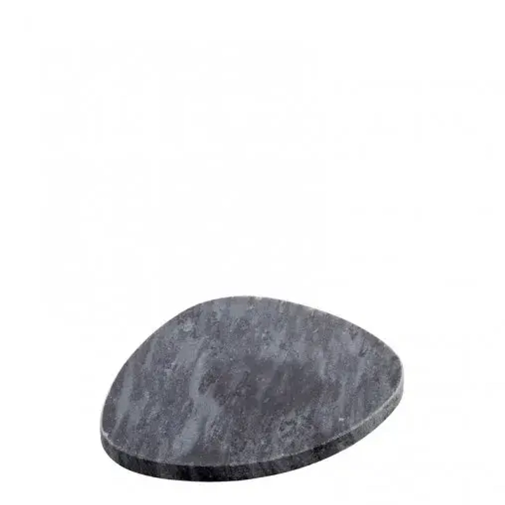 Mensa Home Тарелка 13x11 см черный мрамор