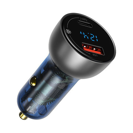 Автомобильная зарядка Baseus Particular Digital Display QC+PPS Dual Quick Charger Car Charger 65W