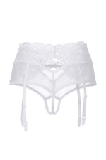 Эротические кружевные трусики-пояс c высокой посадкой Iveta