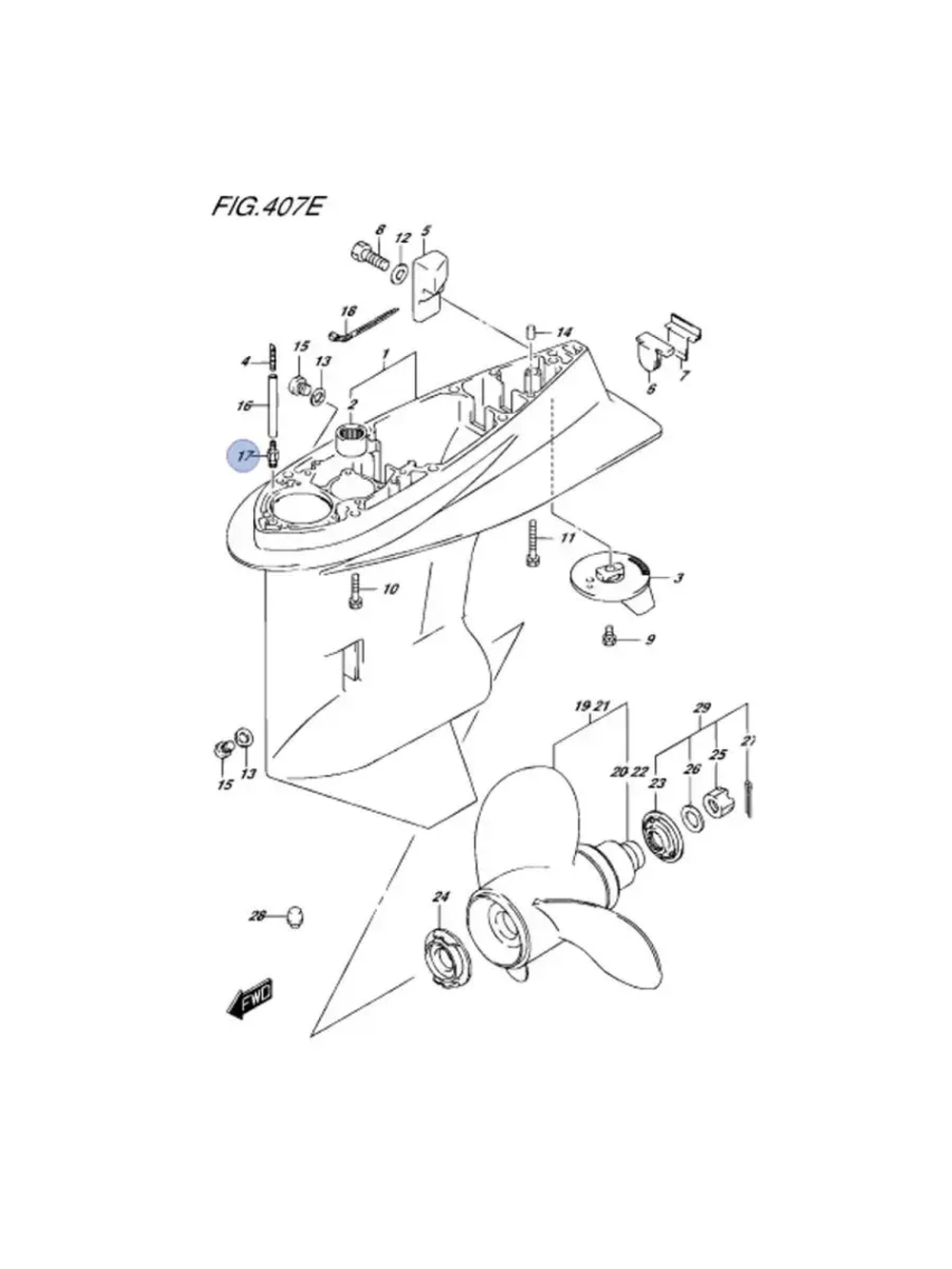 Ниппель для лодочного мотора 09362-09008-00