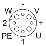 NEBM-M16G8-E-25-Q7-LE8 Кабель электродвигателя