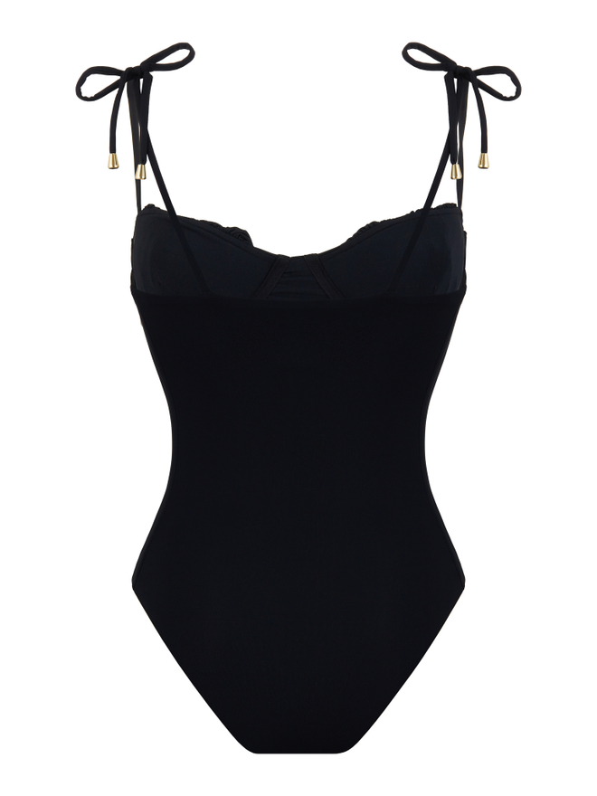 Слитный купальник MIA — Black