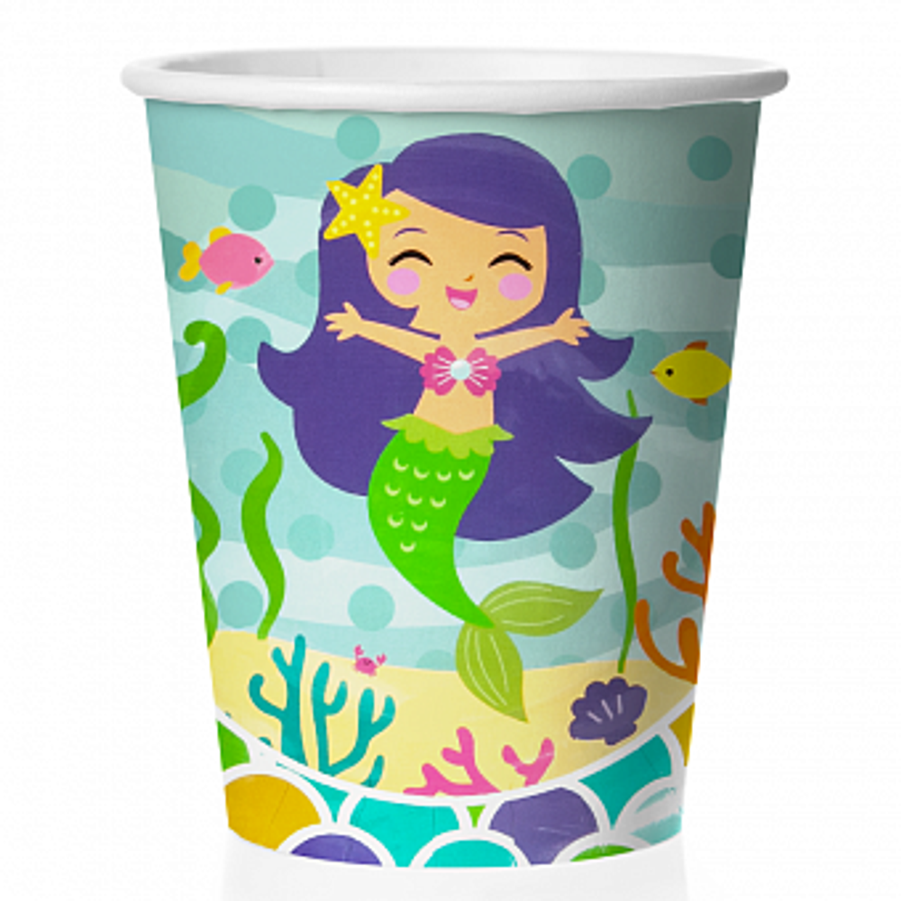 Стаканы (180 мл) Милая Русалочка 6 шт.
